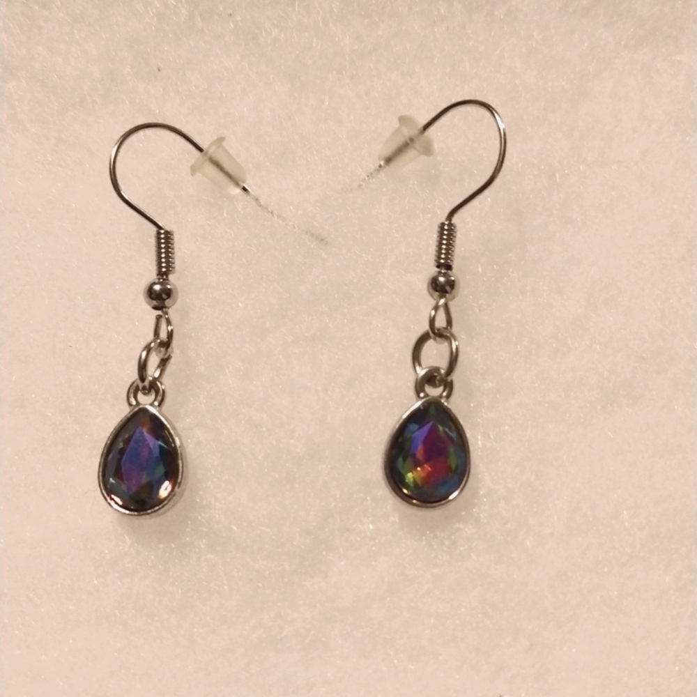Rainbow Mystic Topaz Earrings